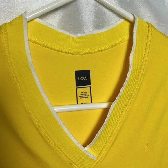 LOLE sport dress ,tennis dress Cross Court ,yellow, activewear, pickleball,NWT - Picture 7 of 13
